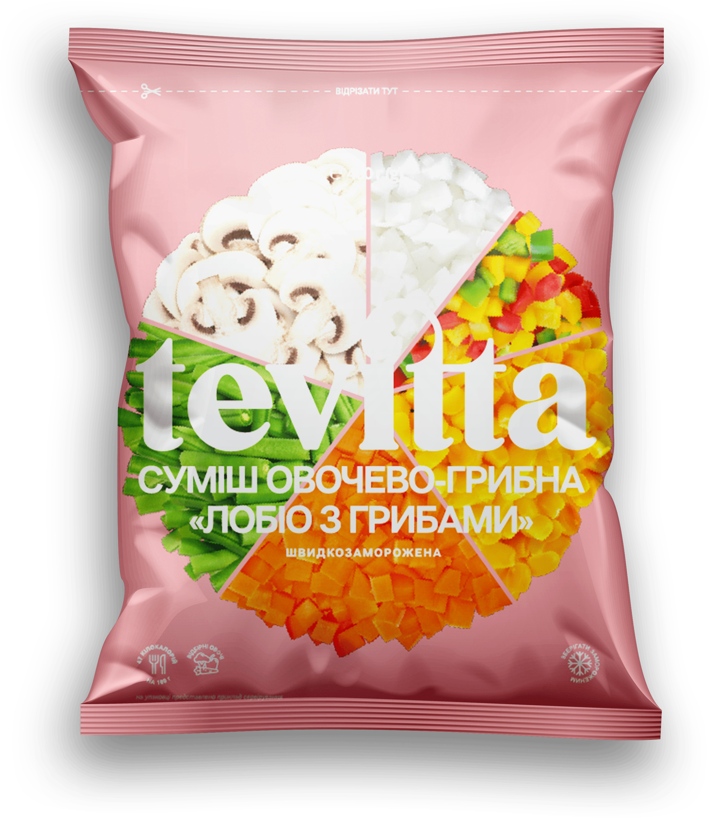 Пакування Tevitta — овочева суміш IQF
