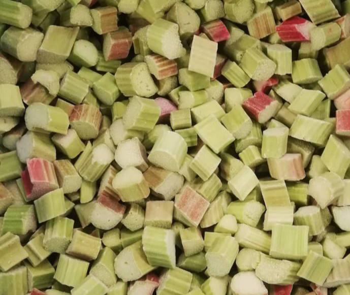 Заморожений кубик кабачка IQF