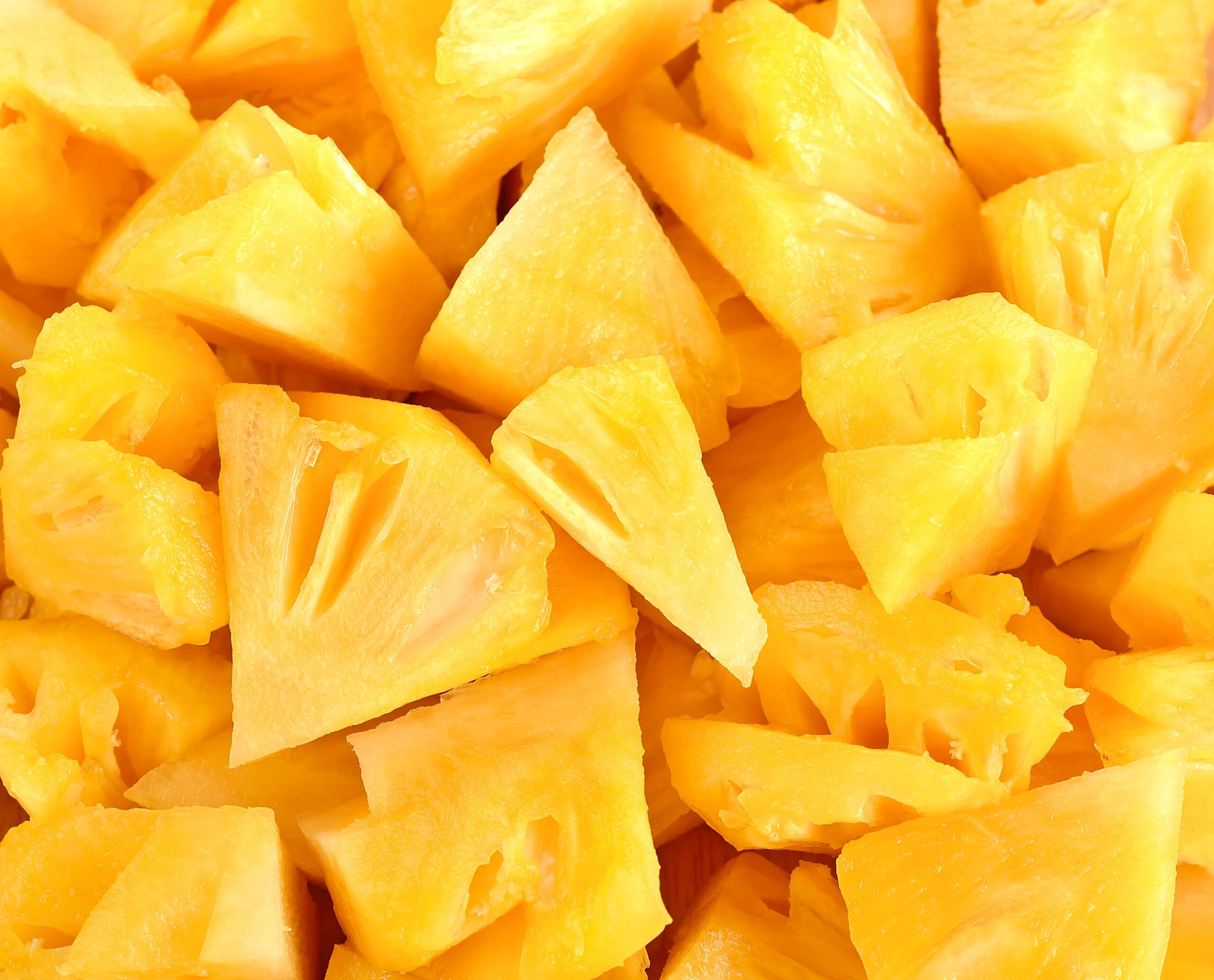 Заморожений ананас кубиками IQF